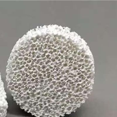 High-Temperature-Resistant Porous Aluminum Oxide Foam Ceramic Casting Filter, 8–60 PPI, 80–90% Porosity, 1 Piece (100 × 22 mm)