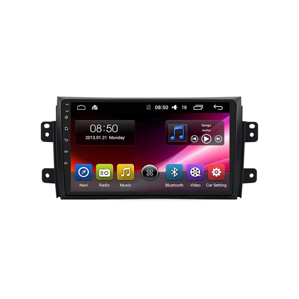 2-DIN Touchscreen Stereo for Suzuki SX4 2006–2012, Bluetooth, FM, Mirror Link, USB, AUX, Wi-Fi, 8-Core, 6G+128G