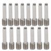 MIGHTY SCAPERS 15-Piece M3/M4 Hex Socket Headless Screw Set for 1/10 RC Crawler Cars, Silver (M4 x 15.4 mm) view 1
