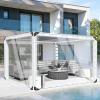 Transparent Tarp with Grommets, 1.7 x 3 m, PVC/PE Waterproof Cover for Camping, Outdoor, and Garden view 1