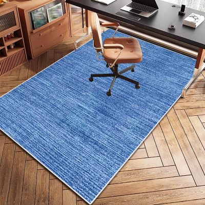 HaeBnug Office Chair Floor Mat 150 x 160 cm, Blue