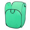 Fafeicy Portable Pop-Up Leaf Collection Bag, Durable 300D Polyester Garden Waste Bag with Non-Slip Handles and Foldable Design, 89.9 x 59.9 x 59 cm view 2