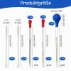 3-Piece Glass Pipette Set, Dropper Pipettes, 1 mL, 2 mL, 5 mL view 2