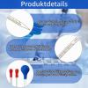3-Piece Glass Pipette Set, Dropper Pipettes, 1 mL, 2 mL, 5 mL view 3