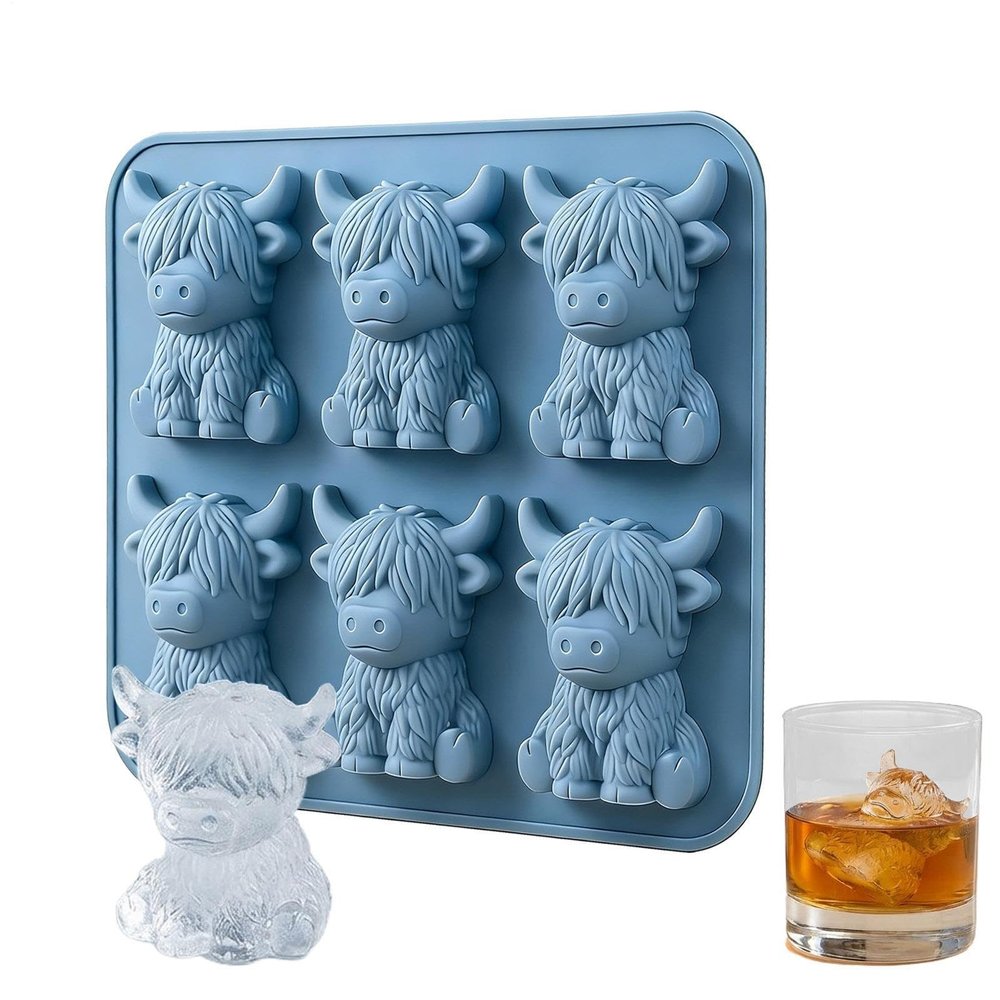 Cow-Shaped Ice Cube Molds