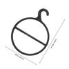 MAGICLULU 10-Pack Plastic Hangers with Scarf Holder and Rotating Mechanism view 2