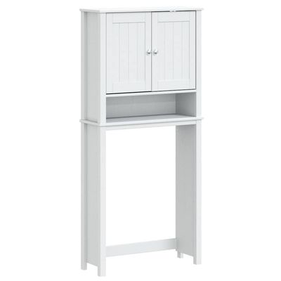 Foknhdi BERG Tall Washing Machine Cabinet, White Pine, 164.5 cm