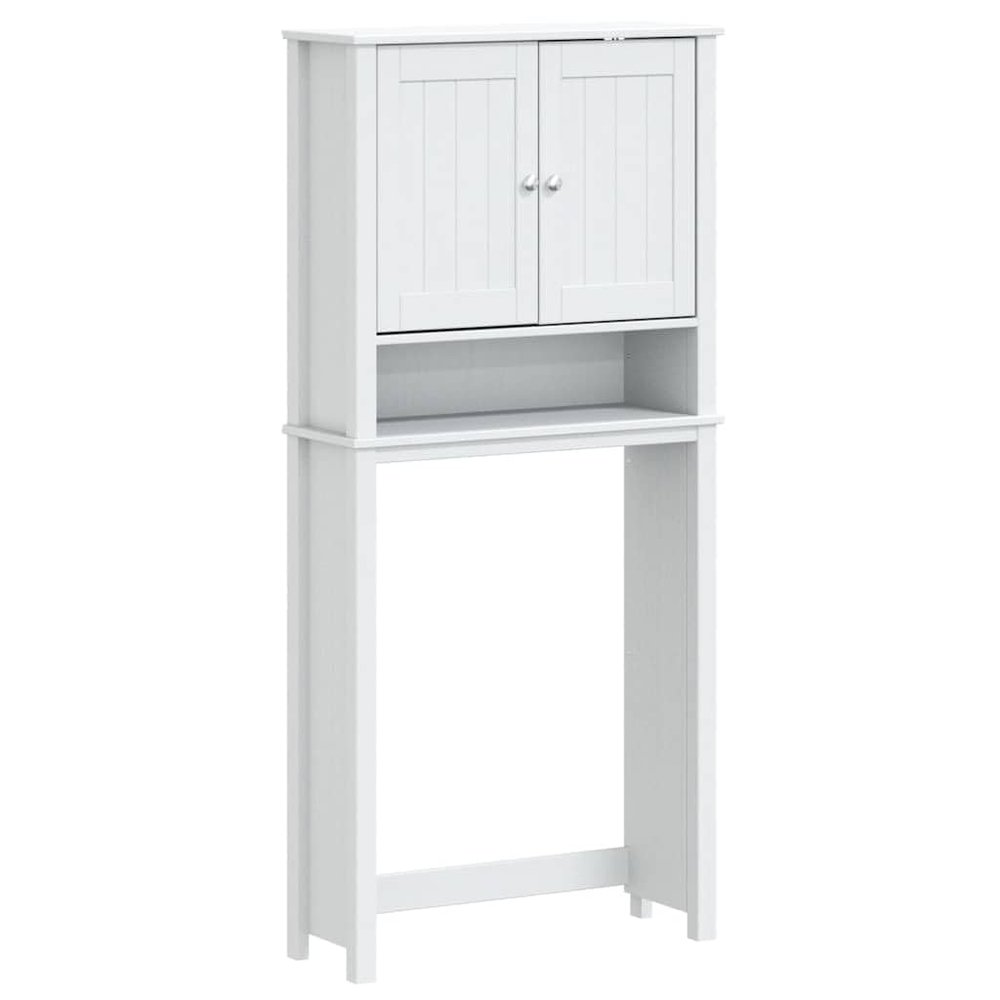 Foknhdi BERG Tall Washing Machine Cabinet, White Pine, 164.5 cm