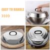 HYTROVE Stainless Steel Steak Dome Cover with Handle, Raised Shape for Grilling view 3