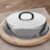 HYTROVE Stainless Steel Steak Dome Cover with Handle, Raised Shape for Grilling view 4