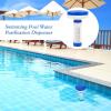 Floating Tablet Dispenser, Automatic Release, Water Treatment Chemical Holder for Small Pools and In-Ground Spas, Indoor and Outdoor view 2
