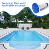 Floating Tablet Dispenser, Automatic Release, Water Treatment Chemical Holder for Small Pools and In-Ground Spas, Indoor and Outdoor view 3