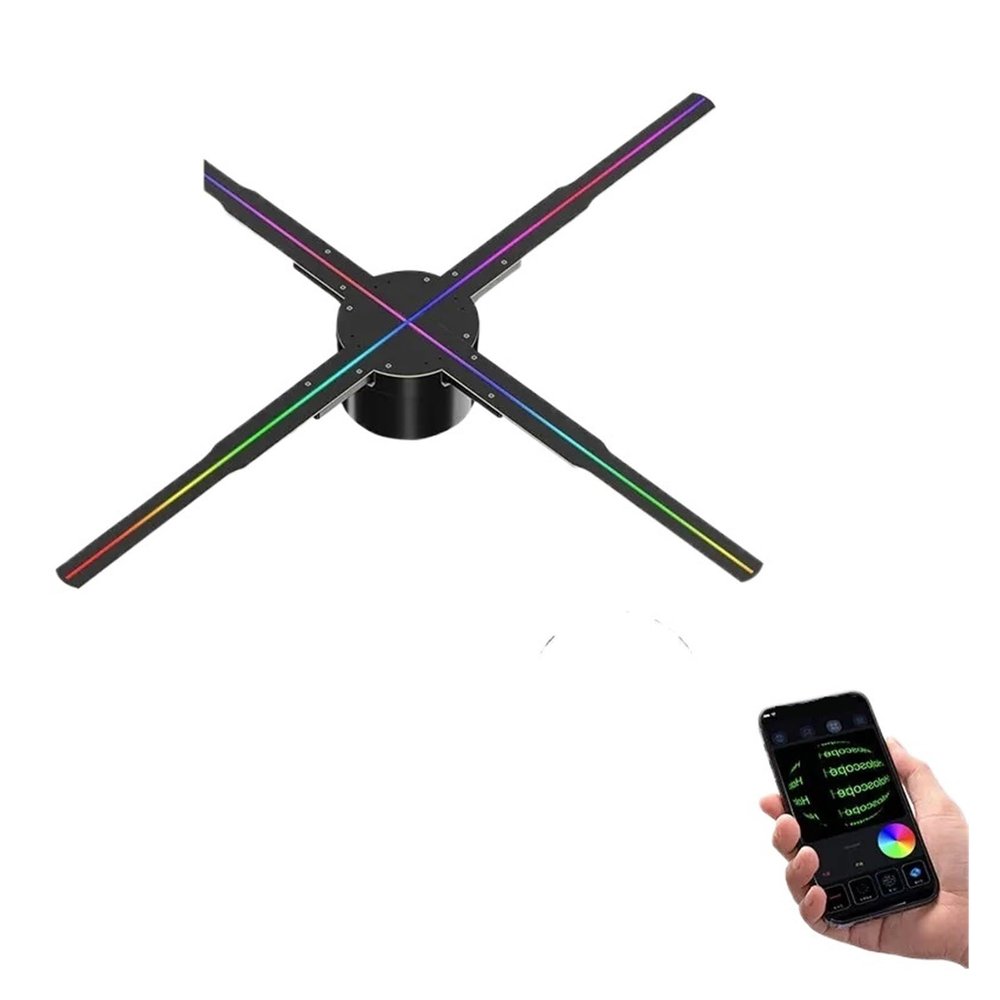 3D Holographic Fan LED Display Projector with Remote Control (PD42 Standard)
