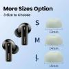 Replacement Memory Foam Ear Tips for Huawei FreeBuds Pro 5, Noise-Isolating, Green, Small view 2
