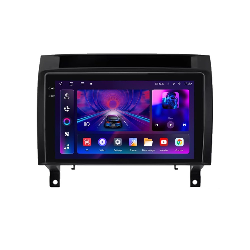 Car Stereo Navigation Multimedia Player for Mercedes-Benz SLK R171 2004–2011, 4G+64G