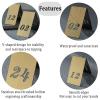 WEKONUMEX Table Number Cards, Gold Metal Table Numbers, 10 to 100 pcs. (1–40) view 2