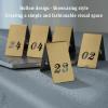 WEKONUMEX Table Number Cards, Gold Metal Table Numbers, 10 to 100 pcs. (1–40) view 4