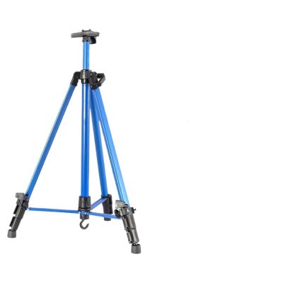 OAKJncjL Painter's Tripod Easel and Art Display Stand, Blue