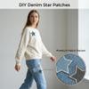 8-Piece Iron-On Denim Patches view 2