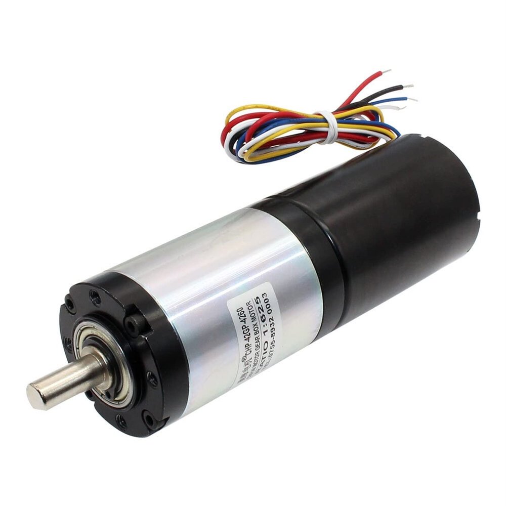 CHP-42GP-BL4260 42 mm DC 24V/12V Brushless Planetary Gear Reduction Motor, 50 kg·cm, 24V Ratio 5, Package C
