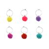 Hemobllo 6-Piece Rose Wine Glass Markers view 1