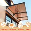 YPIOUREN Door Canopy, Awning and Sunshade for Rain, Snow and Sun, 120 x 180 cm view 3