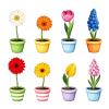 Flower Window Stickers - 2 Sheets view 1