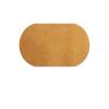 Self-Adhesive Faux Suede Elbow and Knee Patches, Oval, Flocked, 11 x 18 cm, Yellow view 1