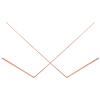 2-Piece Copper Dowsing Rods for Water Finding and Divination view 1