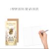 Edition Seidel Premium Birthday Greeting Card with Envelope – English “Happy Birthday,” Bee Queen Design (G4431 LBW26) view 2