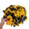 25 m Yellow and Black Plastic Chain, 6 mm, Safety Barrier Chain view 4