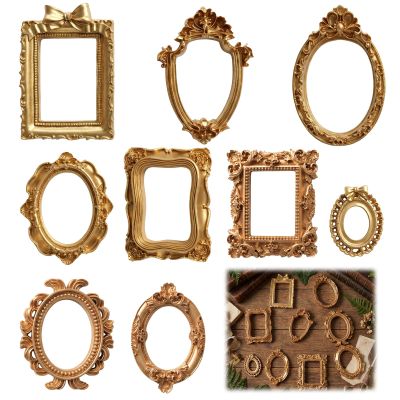 Nogeqi 9-Piece Vintage Picture Frame Set