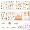 Luxorium 8 Sheets Baby Stickers Scrapbook Set view 1