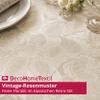 DecoHomeTextil Rosalia Retro Tablecloth, White, 160 x 320 cm view 4
