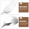 Yardwe Silver Stainless Steel Heart and Star Shaped Cutlery Set view 3