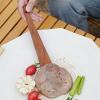 Wooden Spatula for Cooking, Heat-Resistant Flat Turner with Smooth Handle view 3