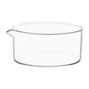 Glass Crystallizing Dish with Pouring Spout for Solutions and Solvents view 1