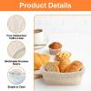 2-Piece Linen Liner for Bread Proofing Baskets view 3