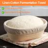 2-Piece Linen Liner for Bread Proofing Baskets view 4