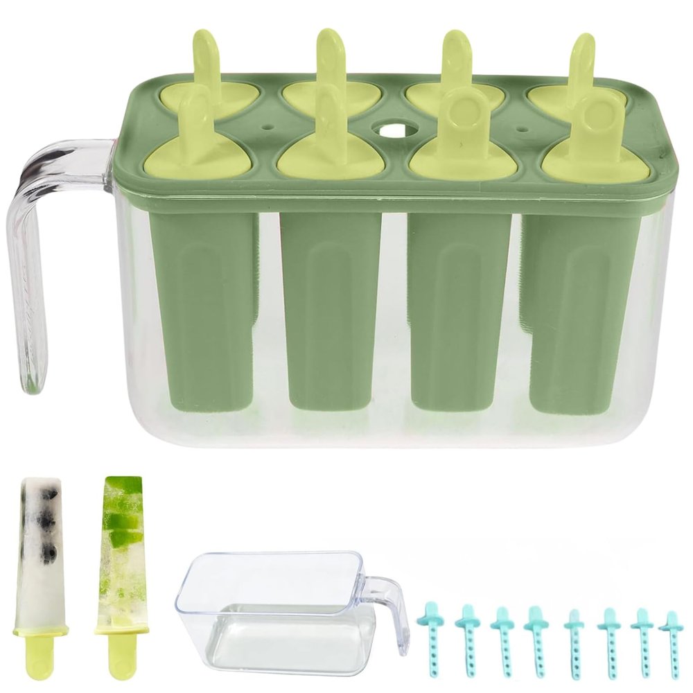 Ice Cube Tray with 8 Slots and Handle