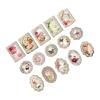 Sonew 45-Piece Retro Lace Stickers for Scrapbooking view 3