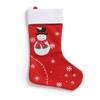 Christmas Stocking with Santa and Snowflakes view 1