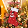 Christmas Stocking with Santa and Snowflakes view 4