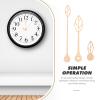 HORIALENCE Maple Wood Clock Repair Kit with Long Clock Hands view 3