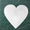 Heart-Shaped Quilting Template - 8-Piece Acrylic Cutting Ruler view 3