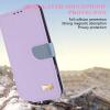 TQmchun Armor Phone Lanyard Case for Samsung Galaxy A16, Detachable Lanyard with Magnetic Closure, Flip Case with Card Holder and Stand, Purple view 2