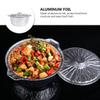 UKCOCO Round Aluminum Foil Disposable Baking Pan with Lid for BBQ and Oven 3000 ml view 3