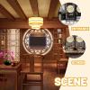 Operitacx 2-Piece Room Divider Supports with Casters view 4