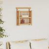 Qnhdfrt Bamboo Wall Shelf, 40 x 13 x 44 cm view 2