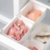 AMUSLESUR Plastic Storage Box for Refrigerator Side Transparent Organizer with Practical Hanging System view 4